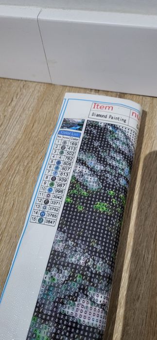 Diamond painting dp004 60×40 górskie jezioro mozaika diamentowa