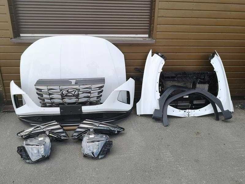 Бампер передний крылья с разборки Hyundai Tucson IV 4 запчасти бу шрот