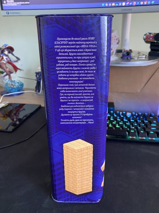 Дженга Jenga деревяна вежа башня