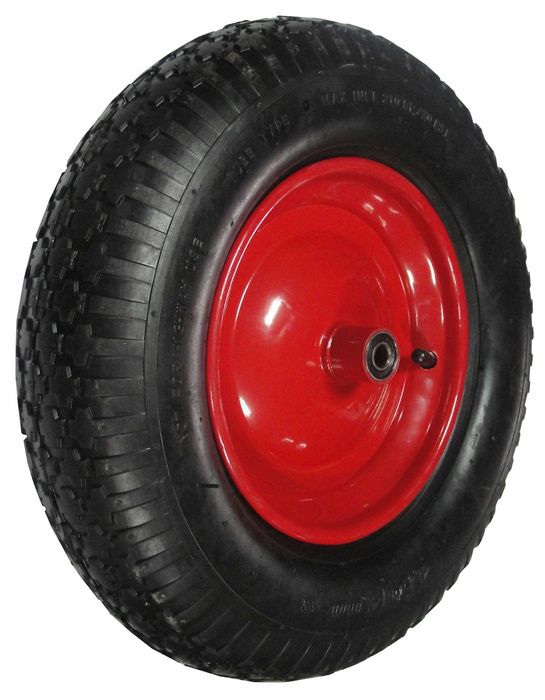 Koło kółko do taczki taczek 4.00-8 400x8 4pr mocne z dętką pompowane