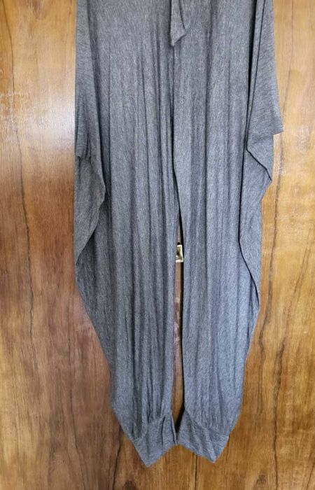 Drop-shoulder jumpsuit, gray algosão, size S64550789665282122