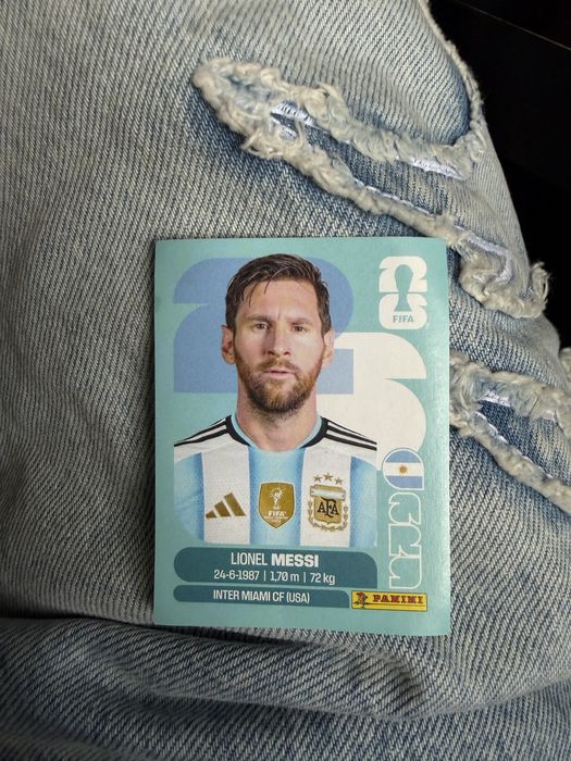 Cromo Messi | Caderneta Panini FIFA World Cup 2026