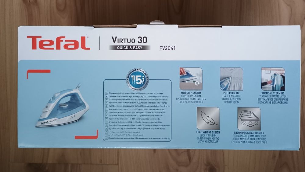 Nowe żelazko Tefal Virtuo 30 FV2C41