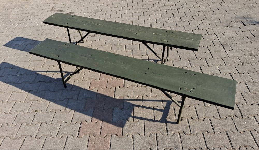 Ławka składana ogrodowa wojskowa 203cm