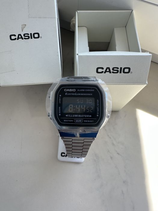 Zegarek Casio A168WEGG-1BEF stalowy unisex