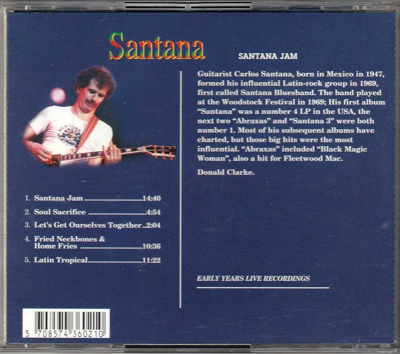 CD Santana - Santana Jam