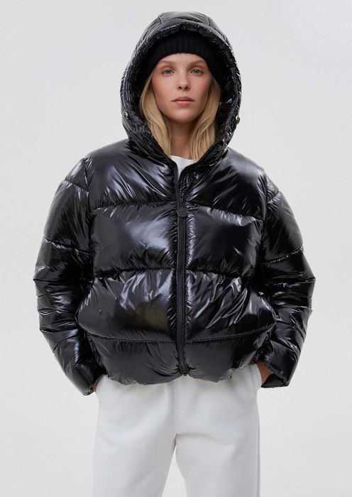 Пуховик куртка лаковая CABANCHI Оригинал  Новый с бирками.