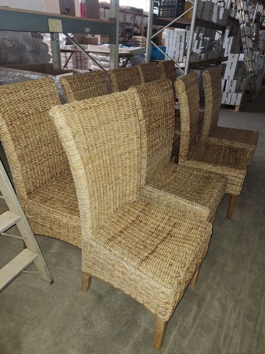 Krzesła ratanowe wiklinowe Jysk Torring