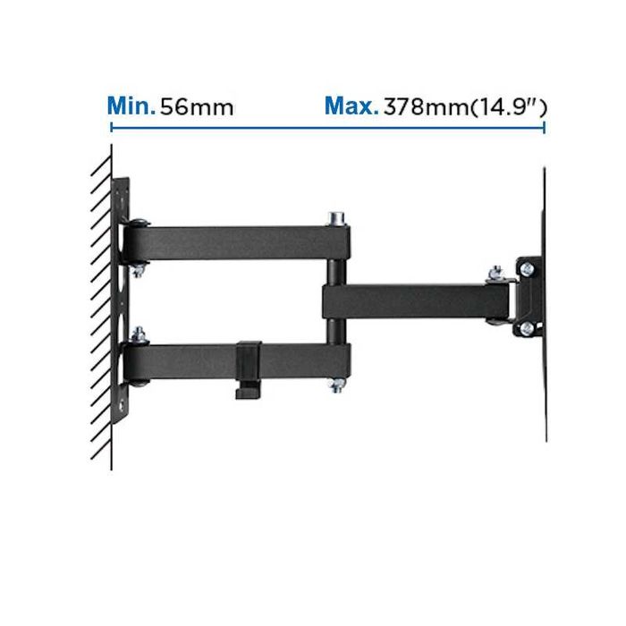Suporte de parede para TV Full Motion, até 43"  ( NOVO )