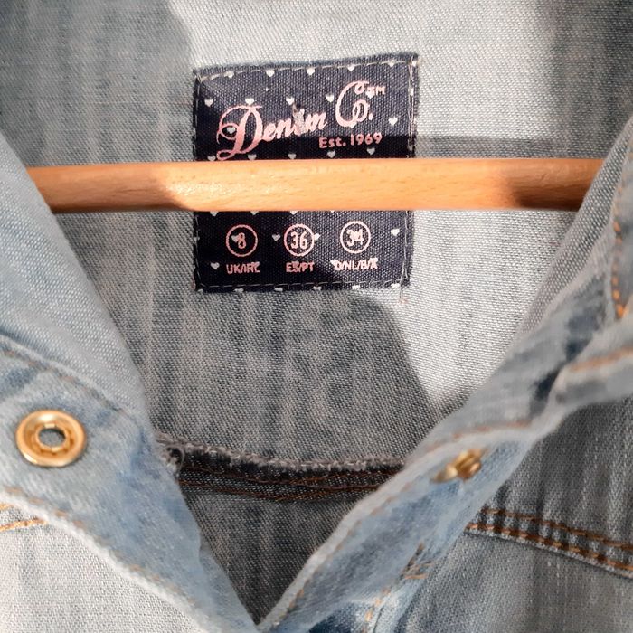 Klasyczna koszula jeasnowa z ćwiekami , rozm. 36