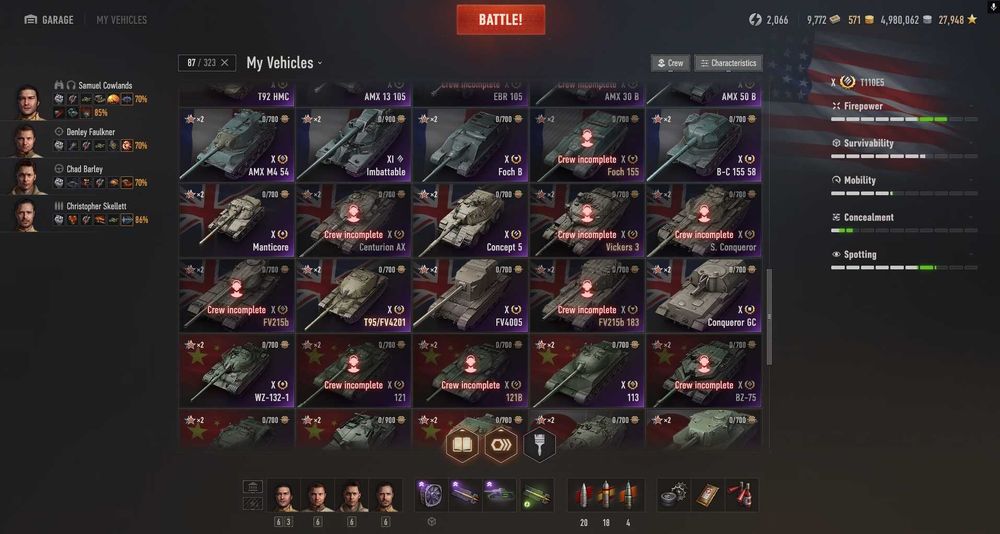Акаунт World of Tanks Колекційний