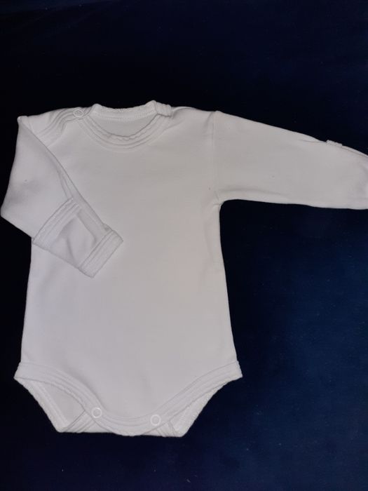 Body niemowlęce śnieżnobiałe 50