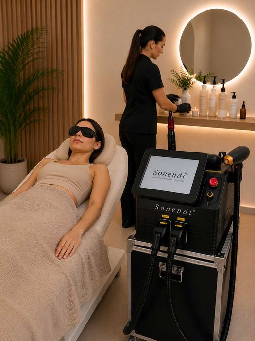 Máquina Laser Multifunções 808/755/1064 + Picossegundo + Peeling Hollywood