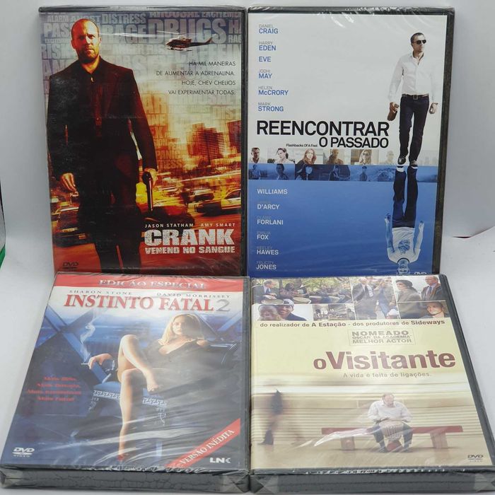 Lote 2/1 - Pack de 18 Filmes Novos e Selados em DVD - Ref. VI