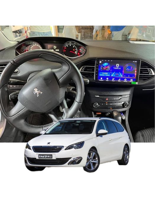 Rádio Peugeot 308 Android 14 com GPS (Novo)