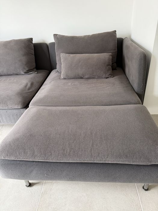 Sofá do  IKEA cinza