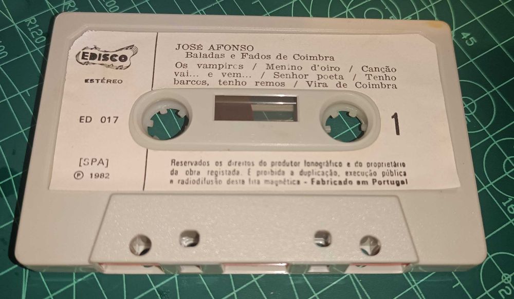 Cassette original José Afonso - 1982