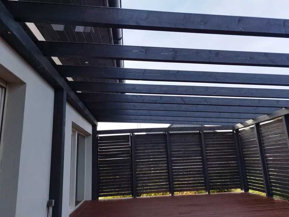 Zadaszenie tarasu pokrycie plexi lite 6mm solidnie polecam