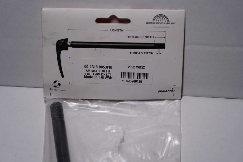 Oś rowerowa Maxle Sram 12x1.75 L180