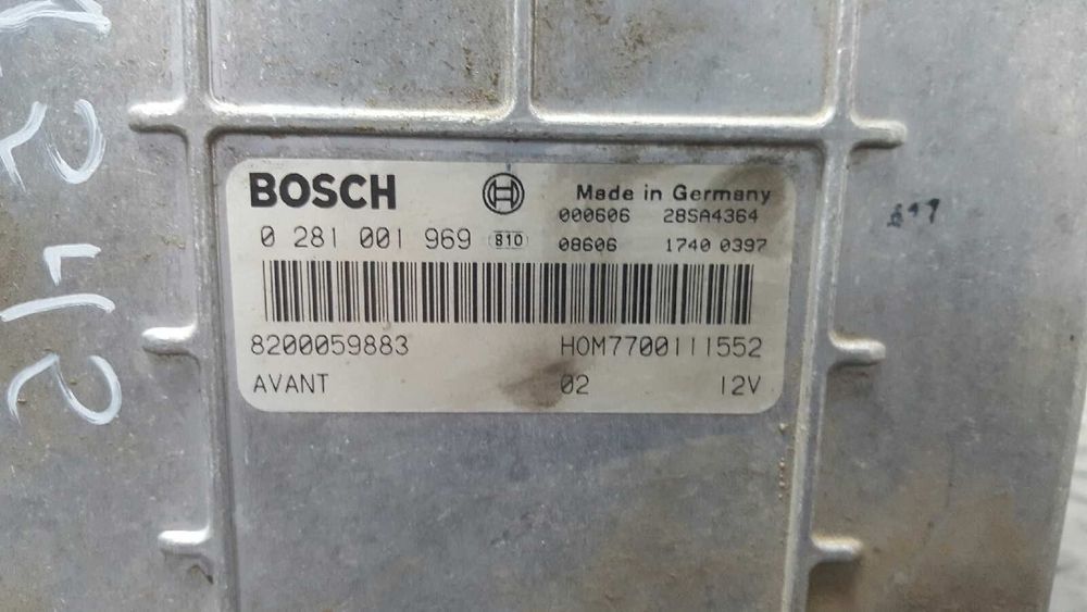 CENTRALINA DO MOTOR UCE RENAULT MEGANE I FASE 2 BERLINA (BA0) 1.9 D RXE