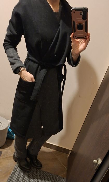 Top Secret r.S płaszcz wełniany