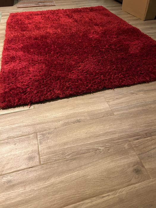 Tapete vermelho usado