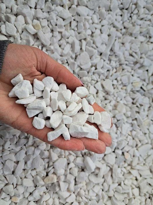 grys biały, grysik do ogrodu jak Thassos, White Angel