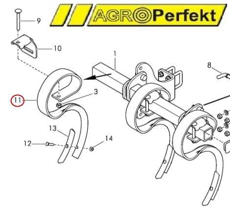 Ząb spulchniaczy śladów AGRILLA X-TRA Vaderstad 443842/443831