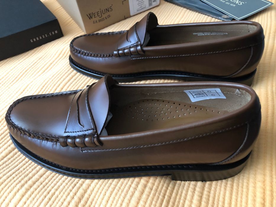 Mocassim/Loafer Gh Bass Weejuns Larson Penny 42 castanhos