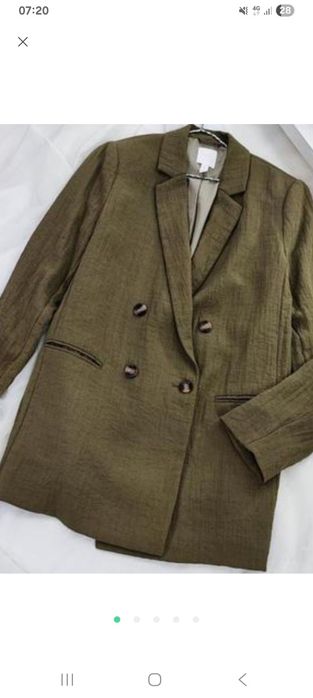 Піджак жіночий zara,блейзер чорний zara ,М,L