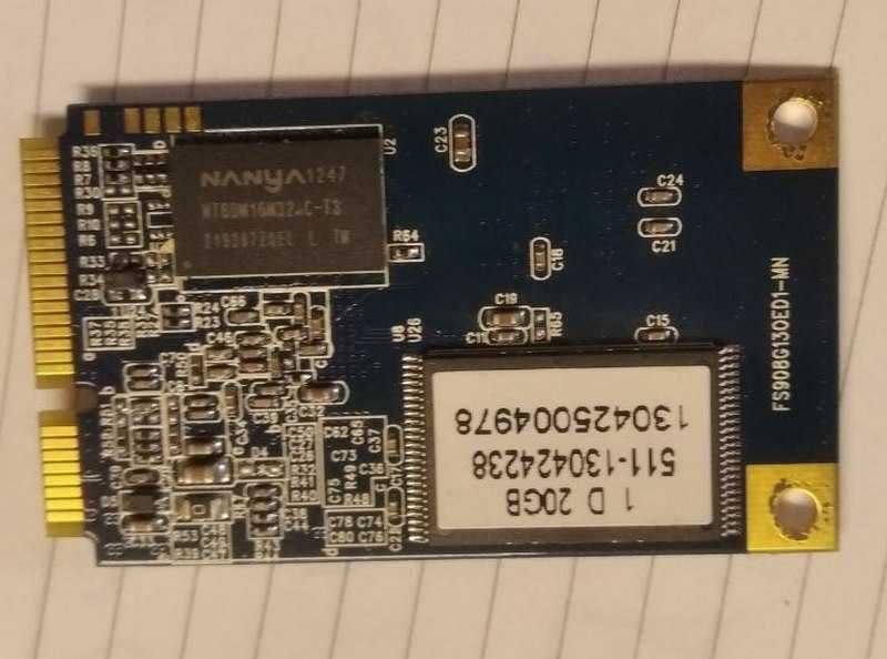 Накопитель SSD mSata 20Gb