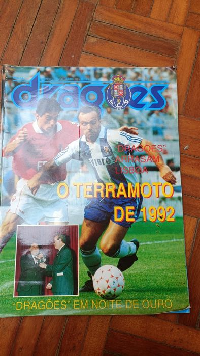 Revistas antigas Dragões 1992