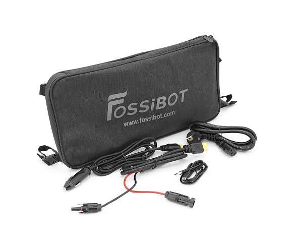 Портативная зарядная станция FOSSiBOT F3600PRO, 3600W/3840Wh LiFePO₄, MPPT 2000W max, XT60-12V/25А, 2xDC5521-12V-3A, CarPort-12V-10A, 3xAC230V, USB