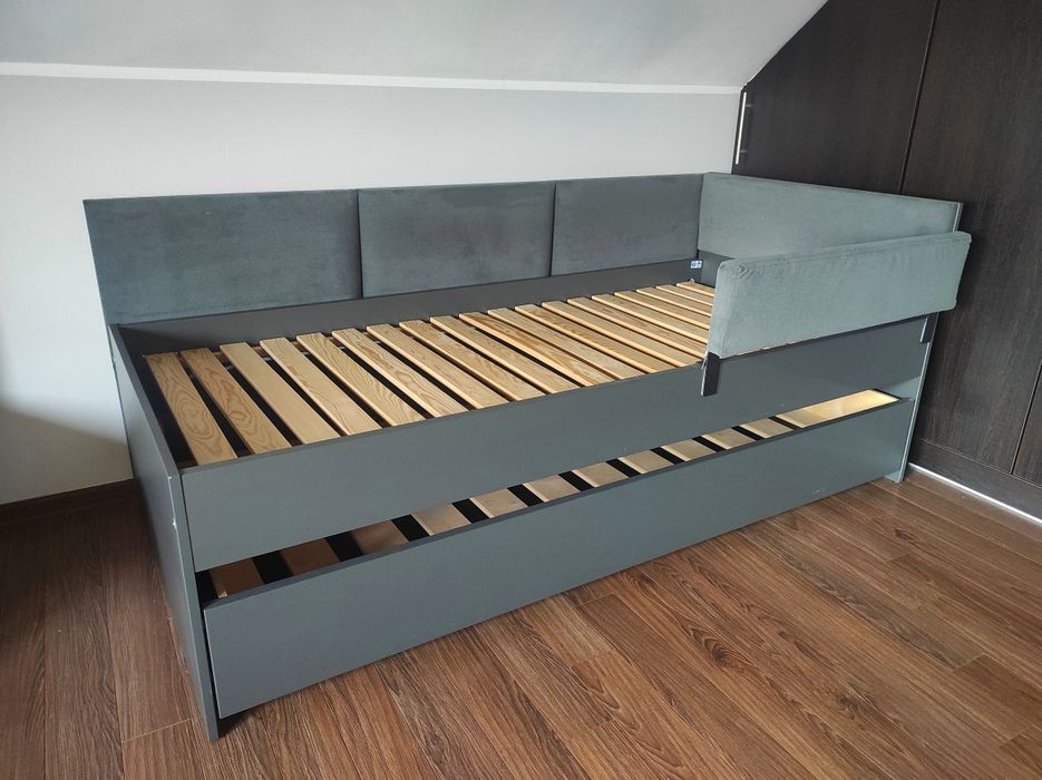 Łóżko Meblik+barierka+panel