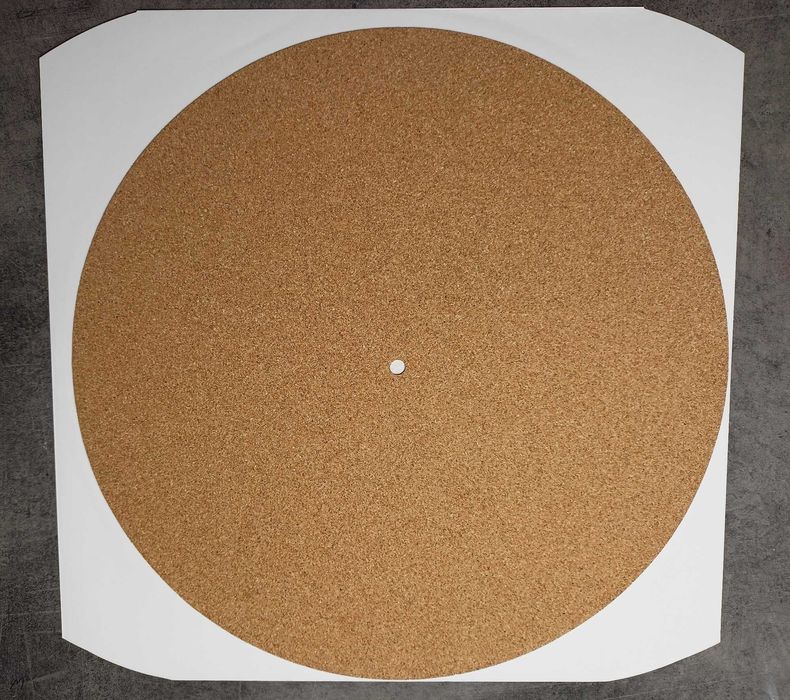 Korkowa mata na talerz gramofonu
