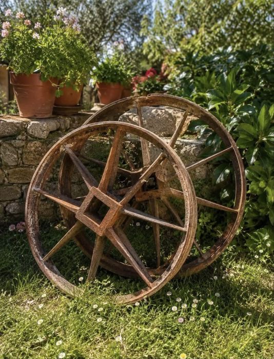 Rodas ferro para decoração