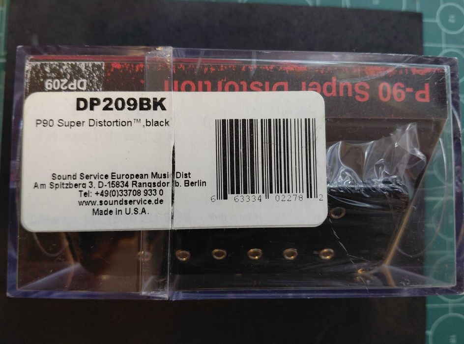 Pickups DiMarzio/Seymour Ducan/Ibanez