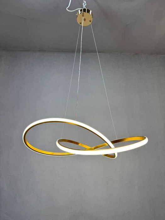 Підвісна лед люстра,стильна,світлодіодна люстра