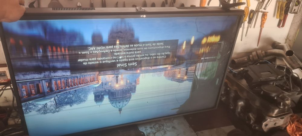 Smartv lg 43  UK6200PLA  PEÇAS !