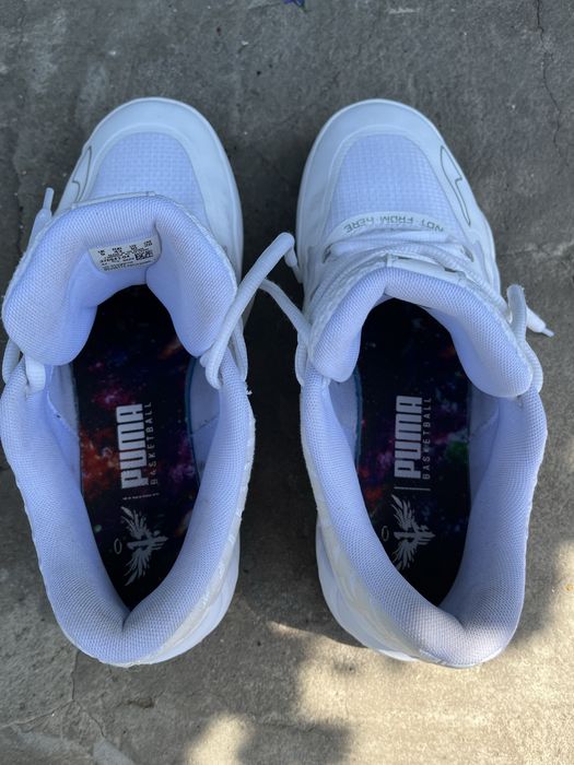 Баскетбольні кросівки Puma MB.01 Lo "Triple White" (Оригінал)