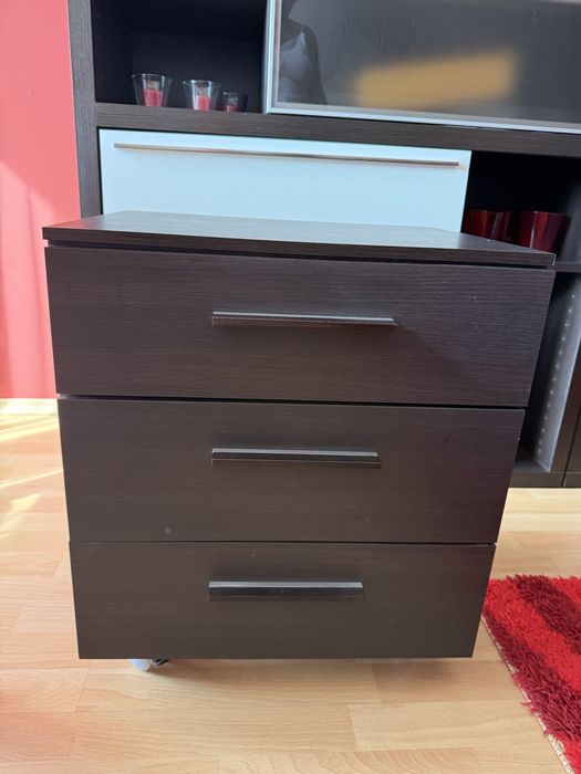 Szafka na kółkach BRW wenge