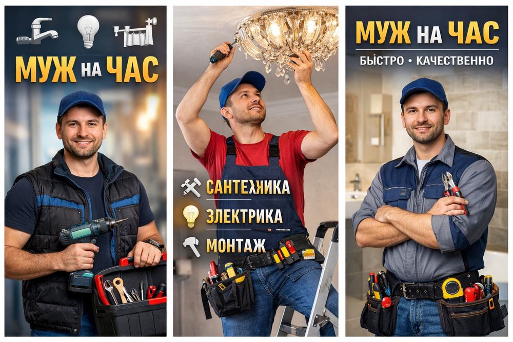 Муж на час — мелкий бытовой ремонт