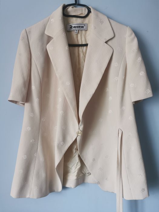 Marynarka bluzka z wiązaniem S