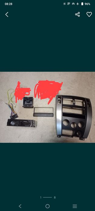 Перехідна рамка ,Панель ,магнітолу хундай туксон tucson