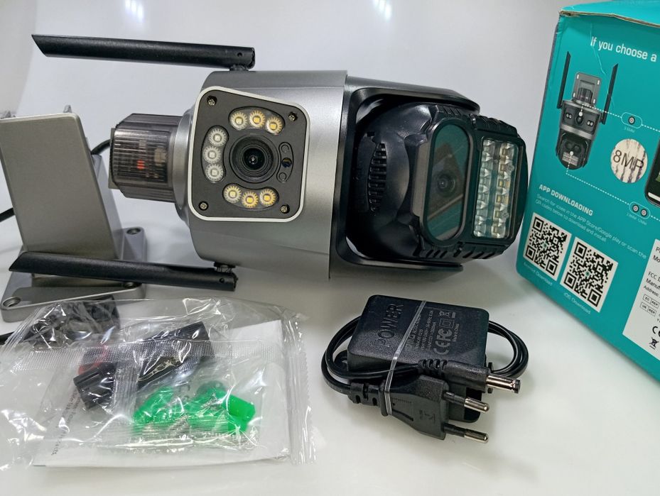 ‼️Распродажа‼️ 8MP Уличная поворотная Беспроводная Айпи IP камера‼️
