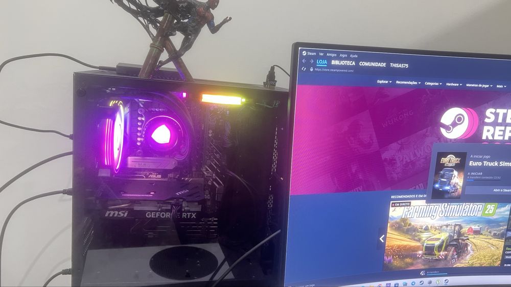 Pc gamer semi novo rtx 4060 intel i5 13 ger