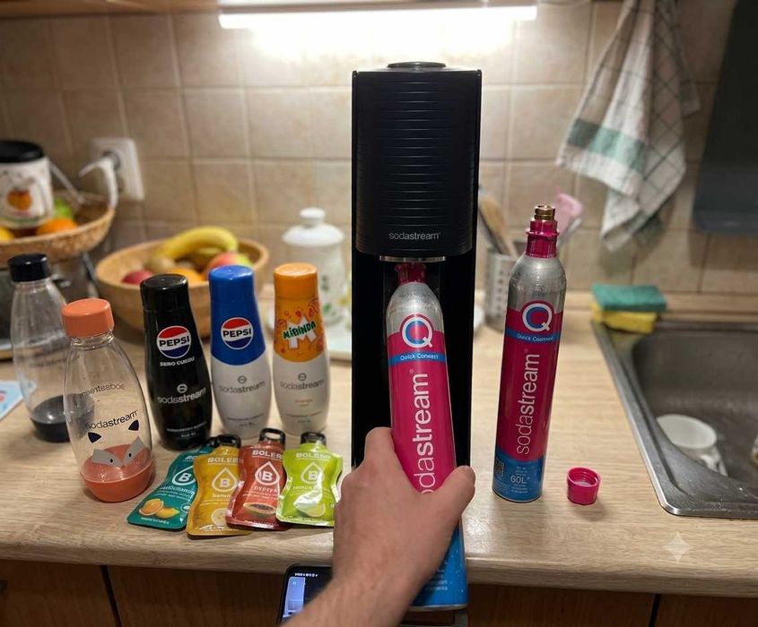 Zestaw SodaStream Terra + Syropy Pepsi/Mirinda + Gratisy Bolero!