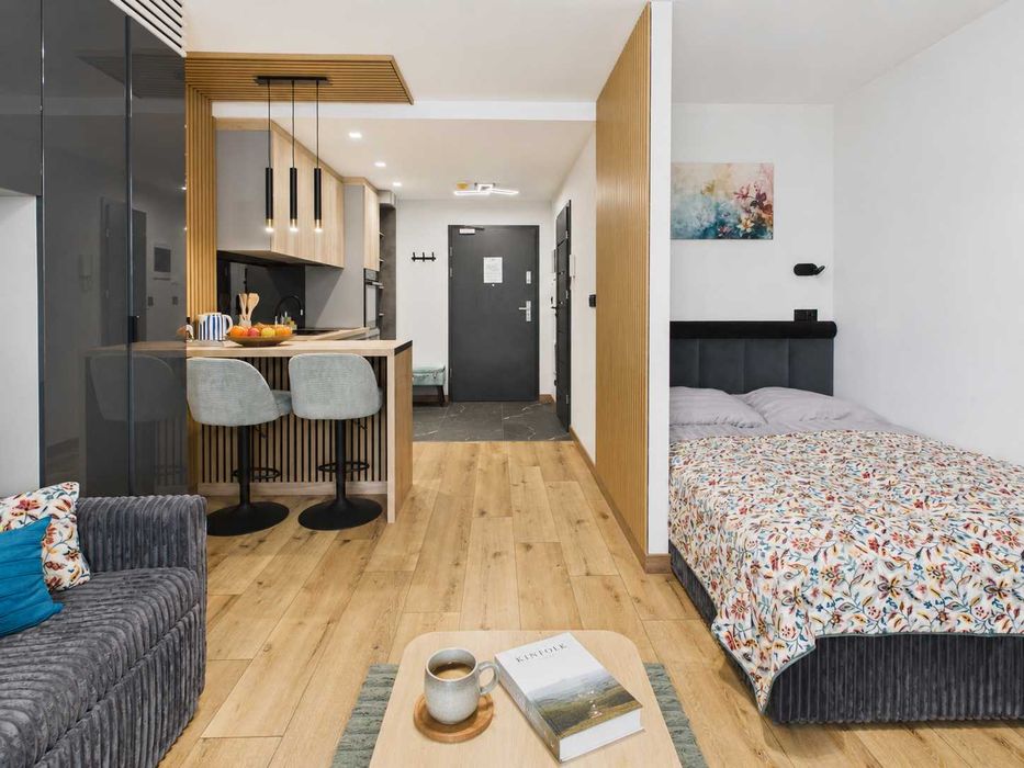 Nowoczesny apartament z miejscem postojowym - Gdańsk Śródmieście ul. Mostek 27 m²