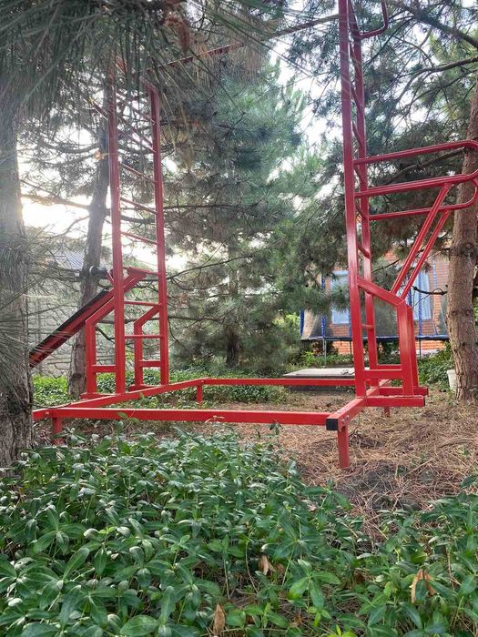 вуличний спортивний комплекс Мобільний турнік бруси стінка