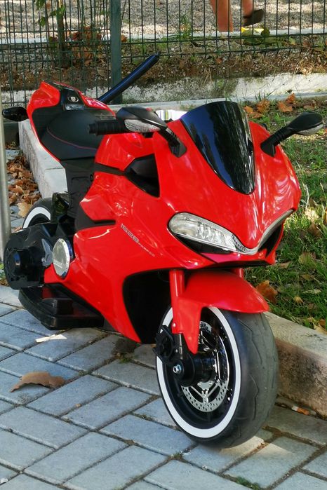 Moto Elétrica Criança 12v - Estilo Ducati